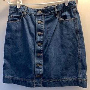 Loft denim skirt